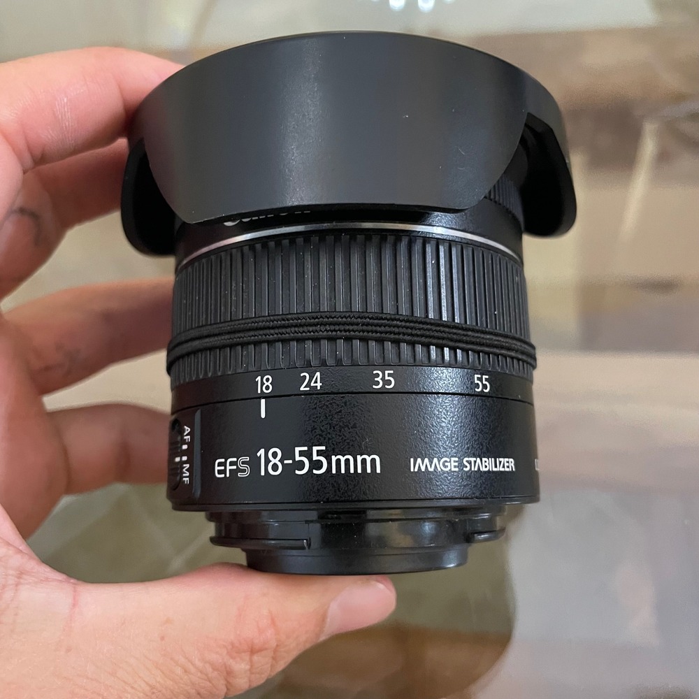 Canon EF-S 18-55mm f/4-5.6 IS STM Zoom Lens with Image Stabilizer Black